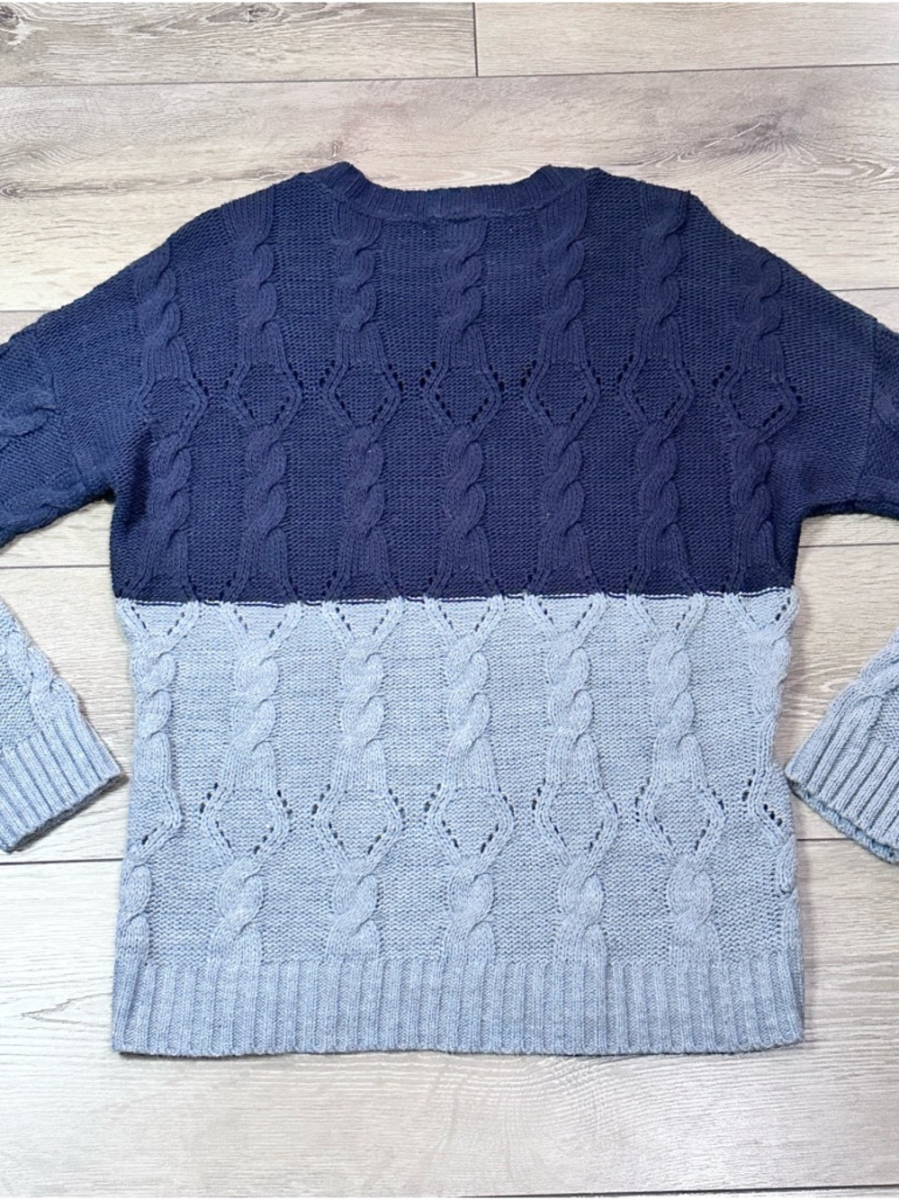 Urban Outfitters Coincidence & Chance Colorblock Cable Knit Sweater - Picture 11 of 12
